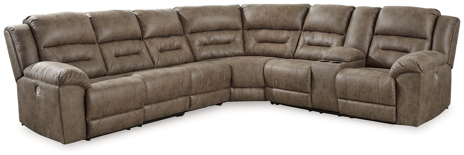 Ravenel 4-Piece Power Reclining Sectional Signature Design by Ashley®