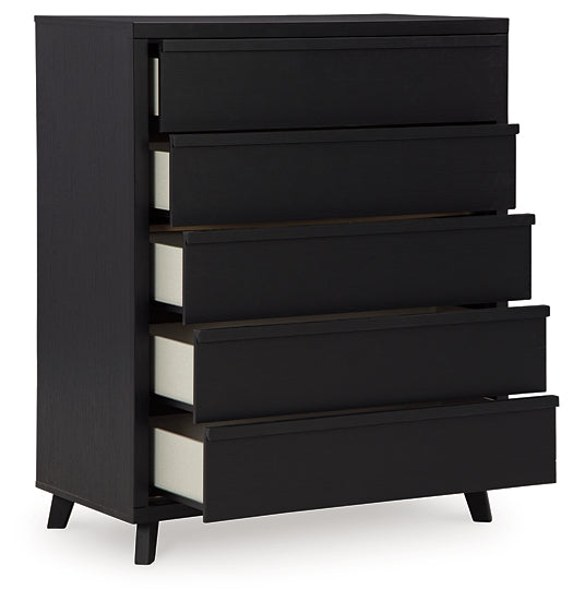 Danziar Five Drawer Wide Chest Signature Design by Ashley®