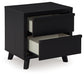 Danziar Two Drawer Night Stand Signature Design by Ashley®