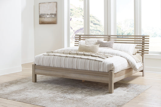 Hasbrick King Slat Panel Bed Signature Design by Ashley®