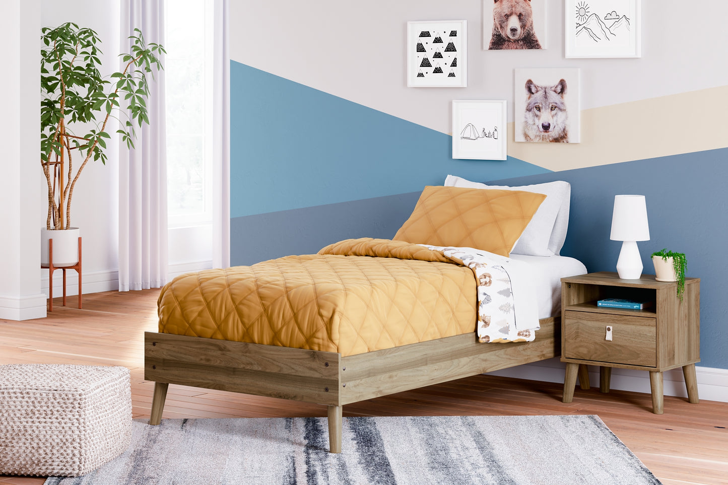 Aprilyn Twin Platform Bed with Dresser and Chest Signature Design by Ashley®