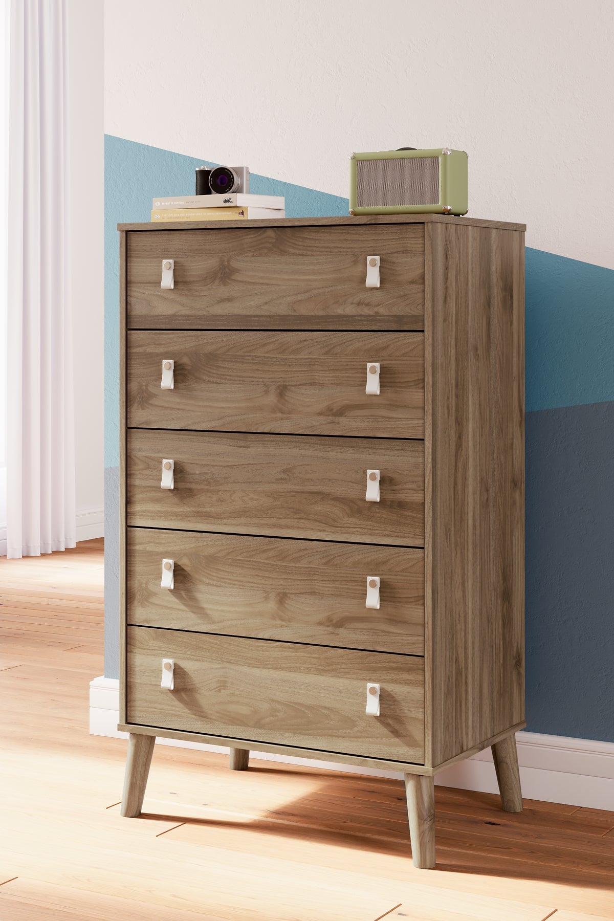 Aprilyn Queen Bookcase Headboard with Dresser, Chest and Nightstand Signature Design by Ashley®