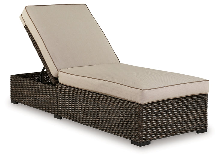 Coastline Bay Chaise Lounge with Cushion Signature Design by Ashley®