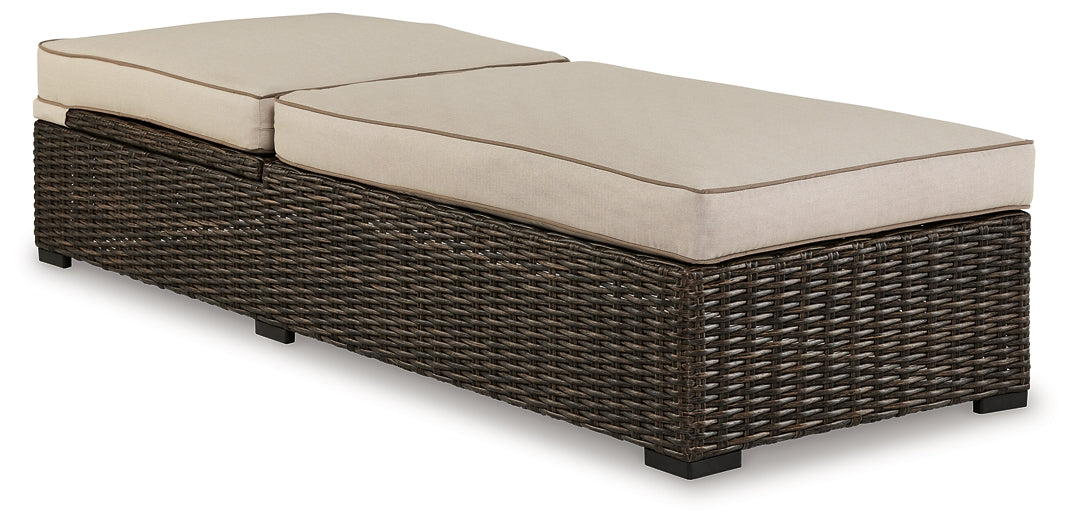 Coastline Bay Chaise Lounge with Cushion Signature Design by Ashley®