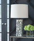Macaria Marble Table Lamp (1/CN) Signature Design by Ashley®
