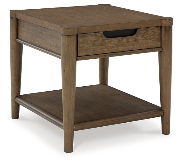 Roanhowe Rectangular End Table Signature Design by Ashley®