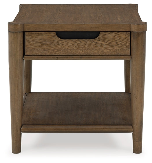 Roanhowe Rectangular End Table Signature Design by Ashley®