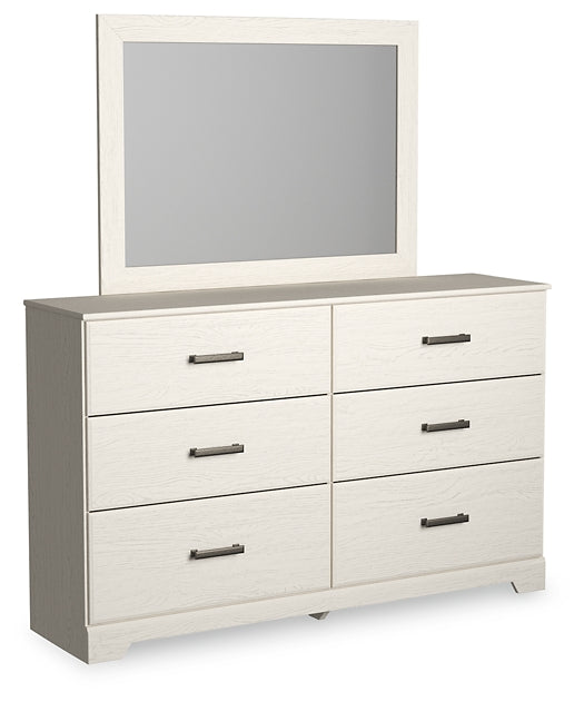 Stelsie Full Panel Bed with Mirrored Dresser Signature Design by Ashley®
