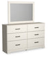 Stelsie Full Panel Bed with Mirrored Dresser and Nightstand Signature Design by Ashley®