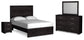 Belachime Full Panel Bed with Mirrored Dresser and Nightstand Signature Design by Ashley®