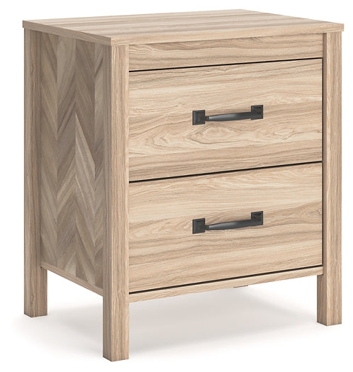 Battelle Two Drawer Night Stand Signature Design by Ashley®