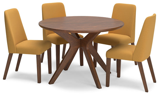 Lyncott Dining Table and 4 Chairs Signature Design by Ashley®