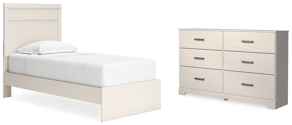 Stelsie Twin Panel Bed with Dresser Signature Design by Ashley®