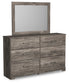 Ralinksi Twin Panel Bed with Mirrored Dresser, Chest and 2 Nightstands Signature Design by Ashley®