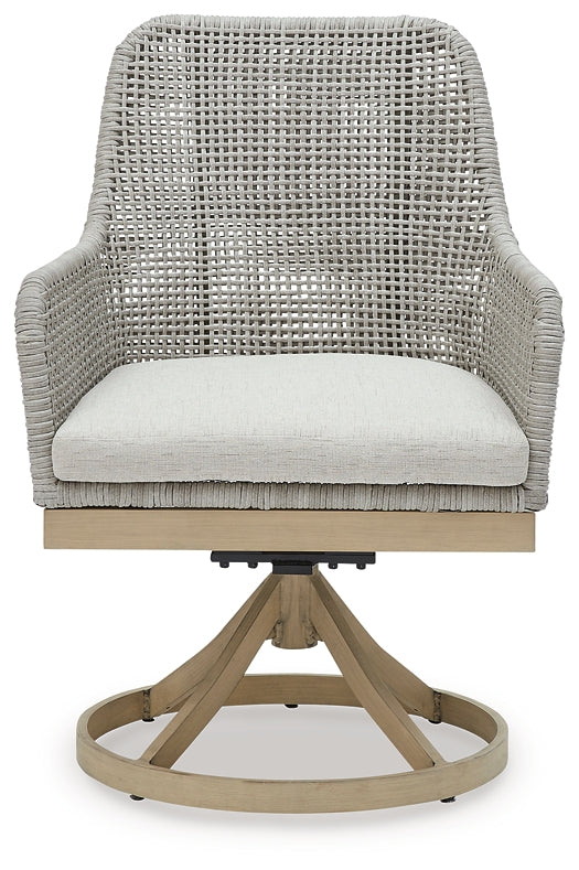 Seton Creek Swivel Chair w/Cushion (2/CN) Signature Design by Ashley®