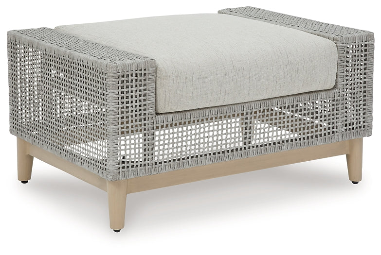 Seton Creek Ottoman with Cushion Signature Design by Ashley®