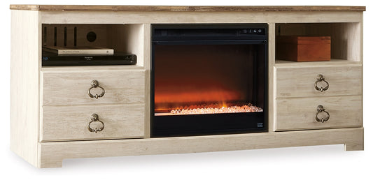 Willowton 64" TV Stand with Electric Fireplace Signature Design by Ashley®