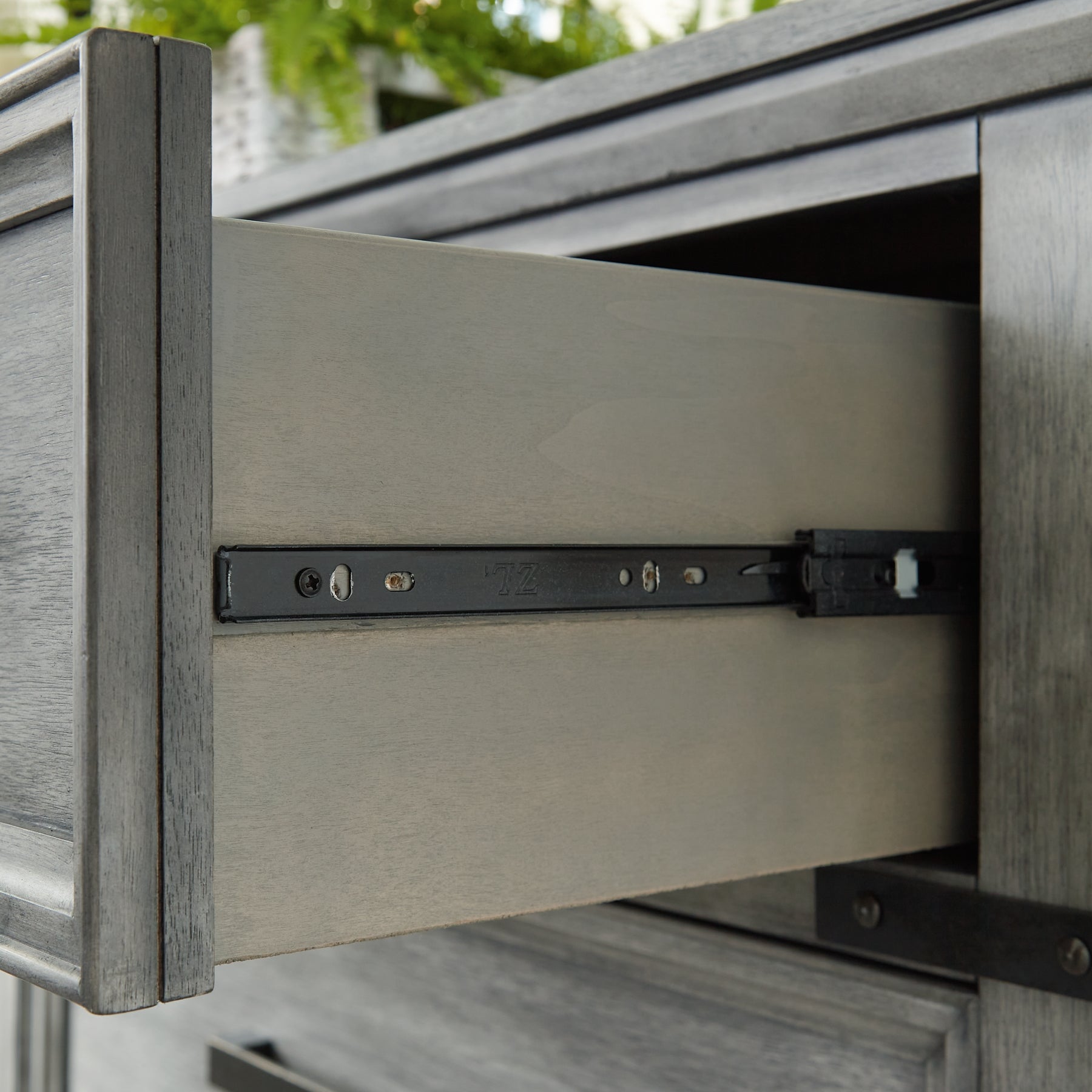 Russelyn King Storage Bed with Mirrored Dresser Signature Design by Ashley®