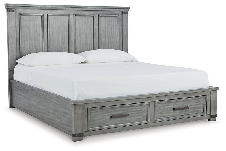 Russelyn King Storage Bed with Mirrored Dresser, Chest and 2 Nightstands Signature Design by Ashley®
