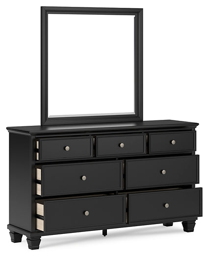 Lanolee Twin Panel Bed with Mirrored Dresser, Chest and 2 Nightstands Signature Design by Ashley®