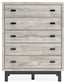 Vessalli Queen Panel Bed with Mirrored Dresser, Chest and 2 Nightstands Signature Design by Ashley®
