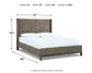 Wittland Queen Upholstered Panel Bed with Mirrored Dresser Signature Design by Ashley®