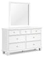 Fortman King Panel Bed with Mirrored Dresser, Chest and 2 Nightstands Signature Design by Ashley®