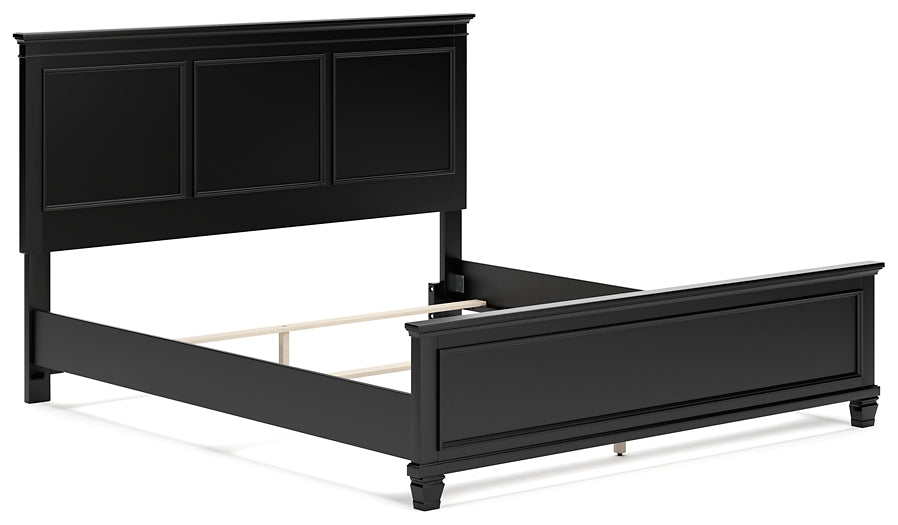 Lanolee California King Panel Bed with Mirrored Dresser, Chest and 2 Nightstands Signature Design by Ashley®