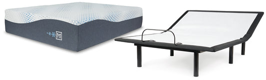 Millennium Cushion Firm Gel Memory Foam Hybrid Mattress with Adjustable Base Sierra Sleep® by Ashley