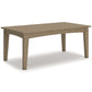 Hyland wave Rectangular Cocktail Table Signature Design by Ashley®