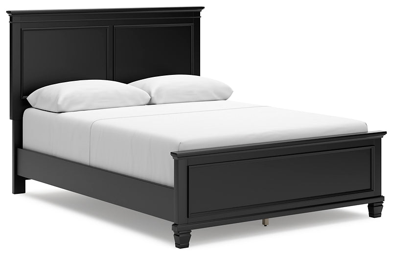 Lanolee Queen Panel Bed with Mirrored Dresser, Chest and 2 Nightstands Signature Design by Ashley®