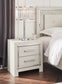 Zyniden Two Drawer Night Stand Signature Design by Ashley®