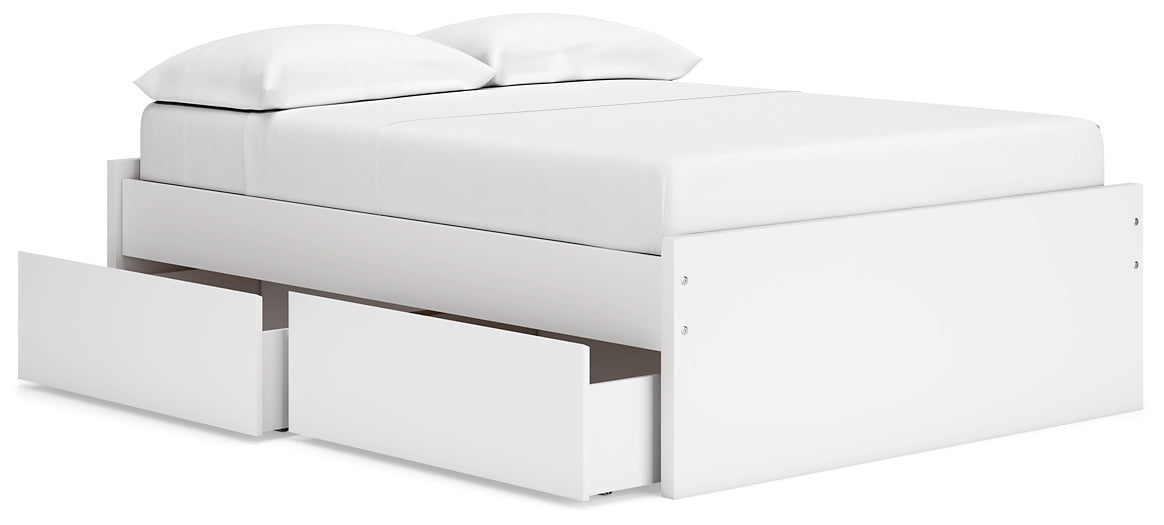 Onita Twin Platform Bed with 1 Side Storage Signature Design by Ashley®