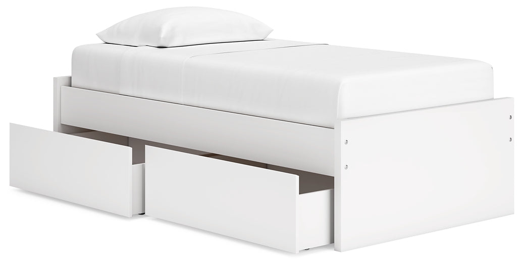 Onita Twin Platform Bed with 1 Side Storage Signature Design by Ashley®