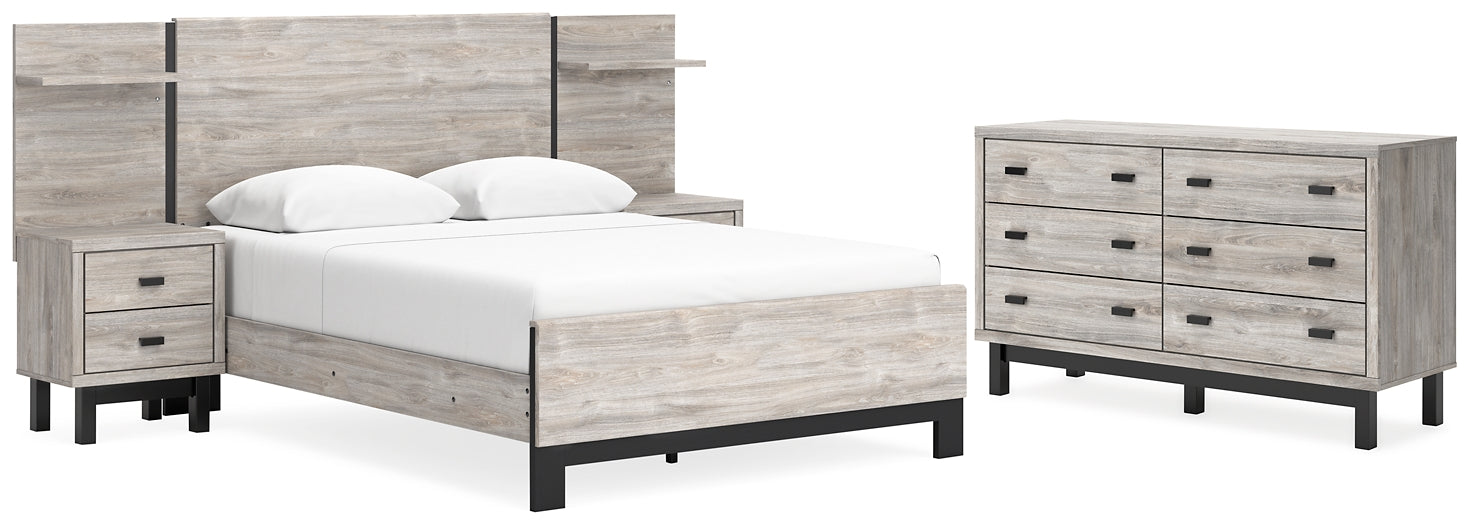 Vessalli Queen Platform Bed with Dresser Signature Design by Ashley®