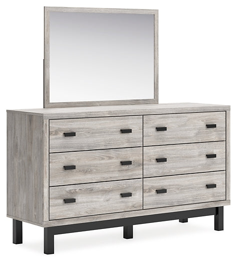 Vessalli King Panel Bed with Mirrored Dresser and Nightstand Signature Design by Ashley®