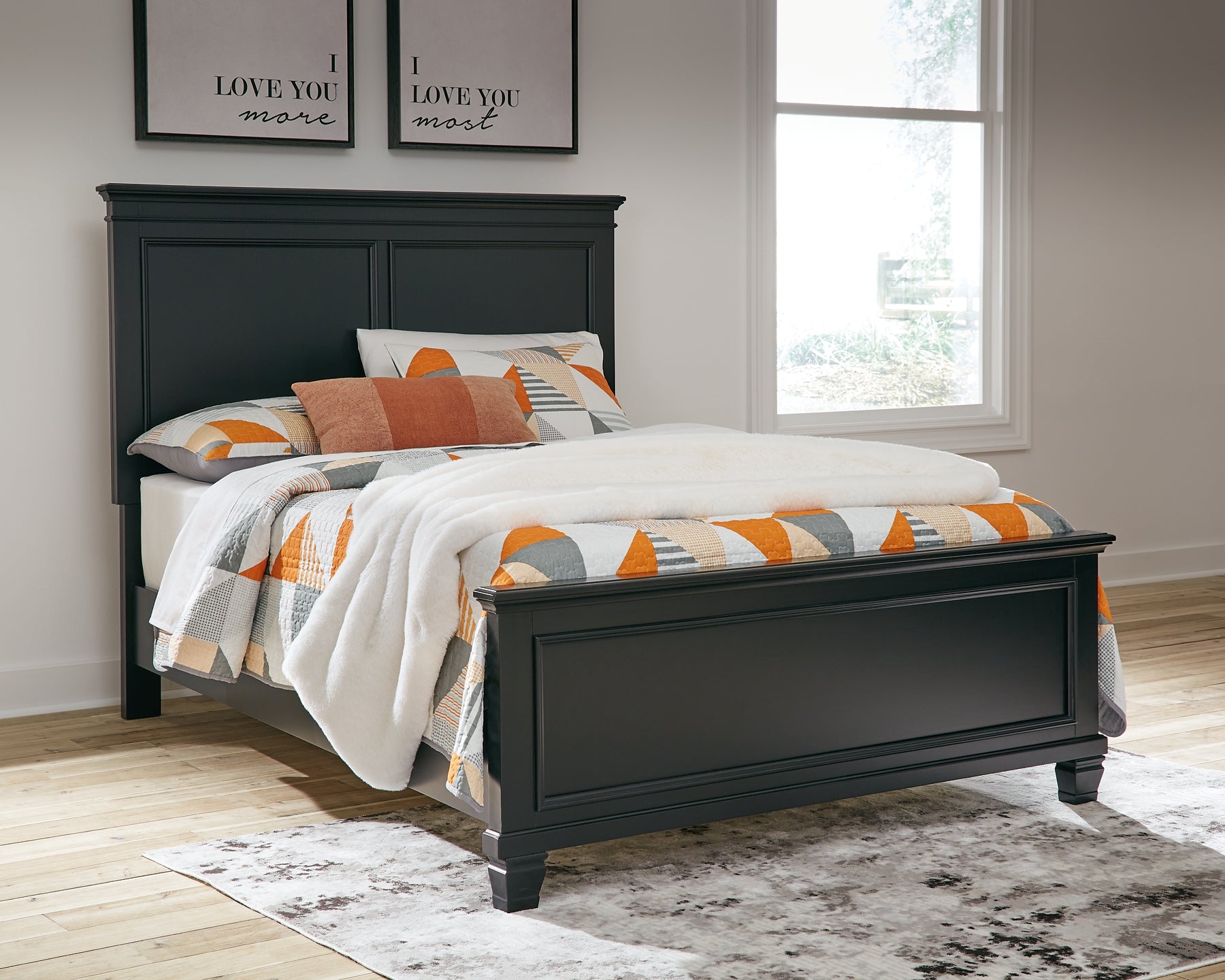 Lanolee Full Panel Bed with Mirrored Dresser and 2 Nightstands Signature Design by Ashley®