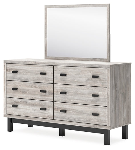Vessalli Queen Panel Bed with Mirrored Dresser and Chest Signature Design by Ashley®