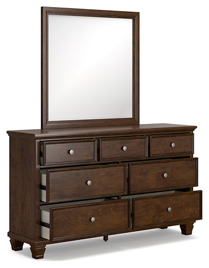 Danabrin Queen Panel Bed with Mirrored Dresser and Chest Signature Design by Ashley®