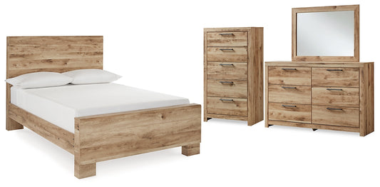 Hyanna Full Panel Bed with Mirrored Dresser and Chest Signature Design by Ashley®