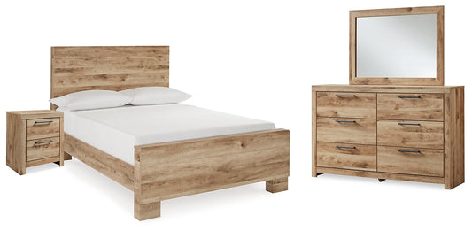 Hyanna Full Panel Bed with Mirrored Dresser and Nightstand Signature Design by Ashley®