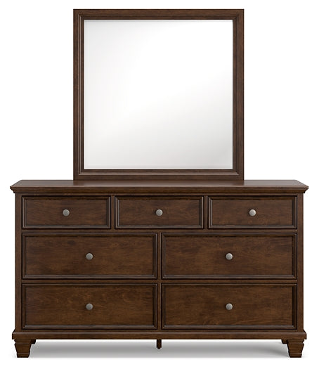 Danabrin Twin Panel Bed with Mirrored Dresser and Chest Signature Design by Ashley®