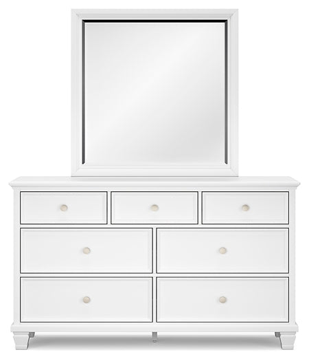 Fortman Full Panel Bed with Mirrored Dresser and Nightstand Signature Design by Ashley®