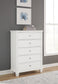Fortman Twin Panel Bed with Mirrored Dresser, Chest and Nightstand Signature Design by Ashley®
