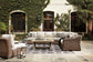 Beachcroft 5-Piece Outdoor Sectional with Coffee Table Signature Design by Ashley®