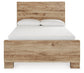 Hyanna Full Panel Bed with Storage with Mirrored Dresser and Nightstand Signature Design by Ashley®