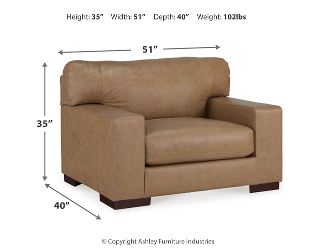 Lombardia Chair and Ottoman Signature Design by Ashley®