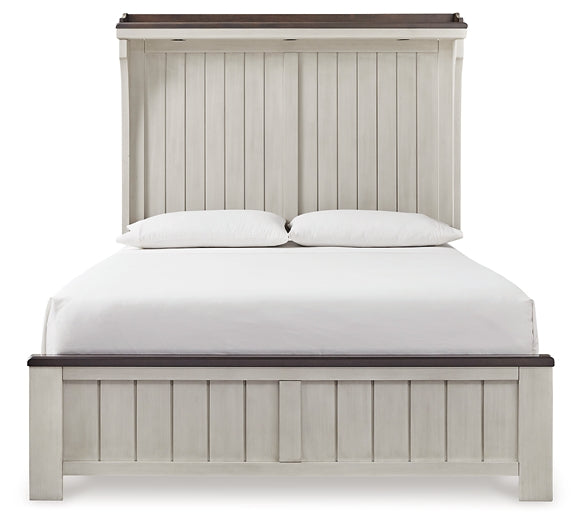 Darborn Queen Panel Bed with Mirrored Dresser Signature Design by Ashley®