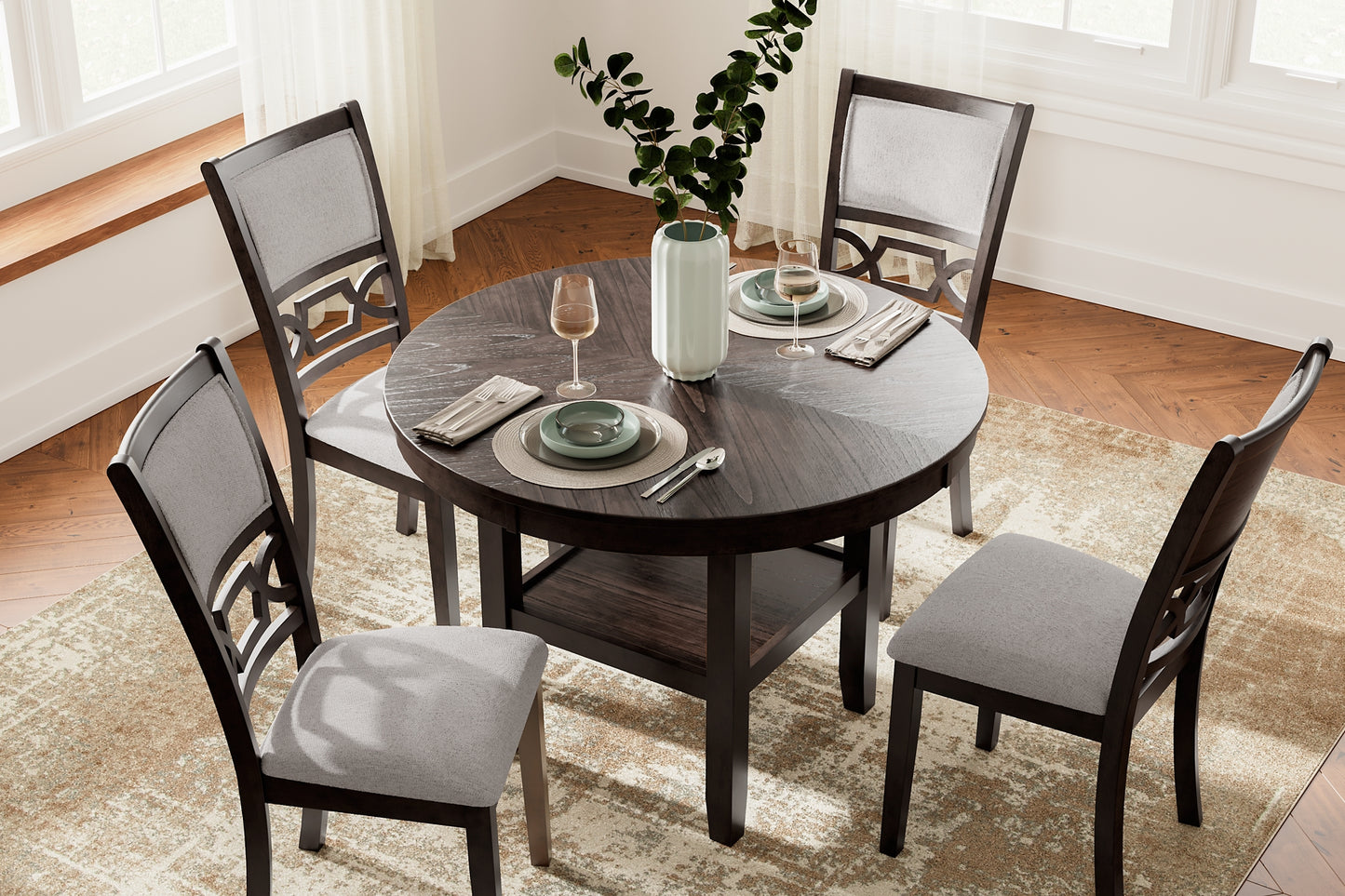 Langwest Dining Room Table Set (5/CN) Signature Design by Ashley®