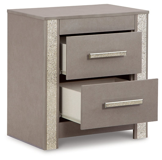 Surancha Full Panel Bed with Mirrored Dresser and Nightstand Signature Design by Ashley®